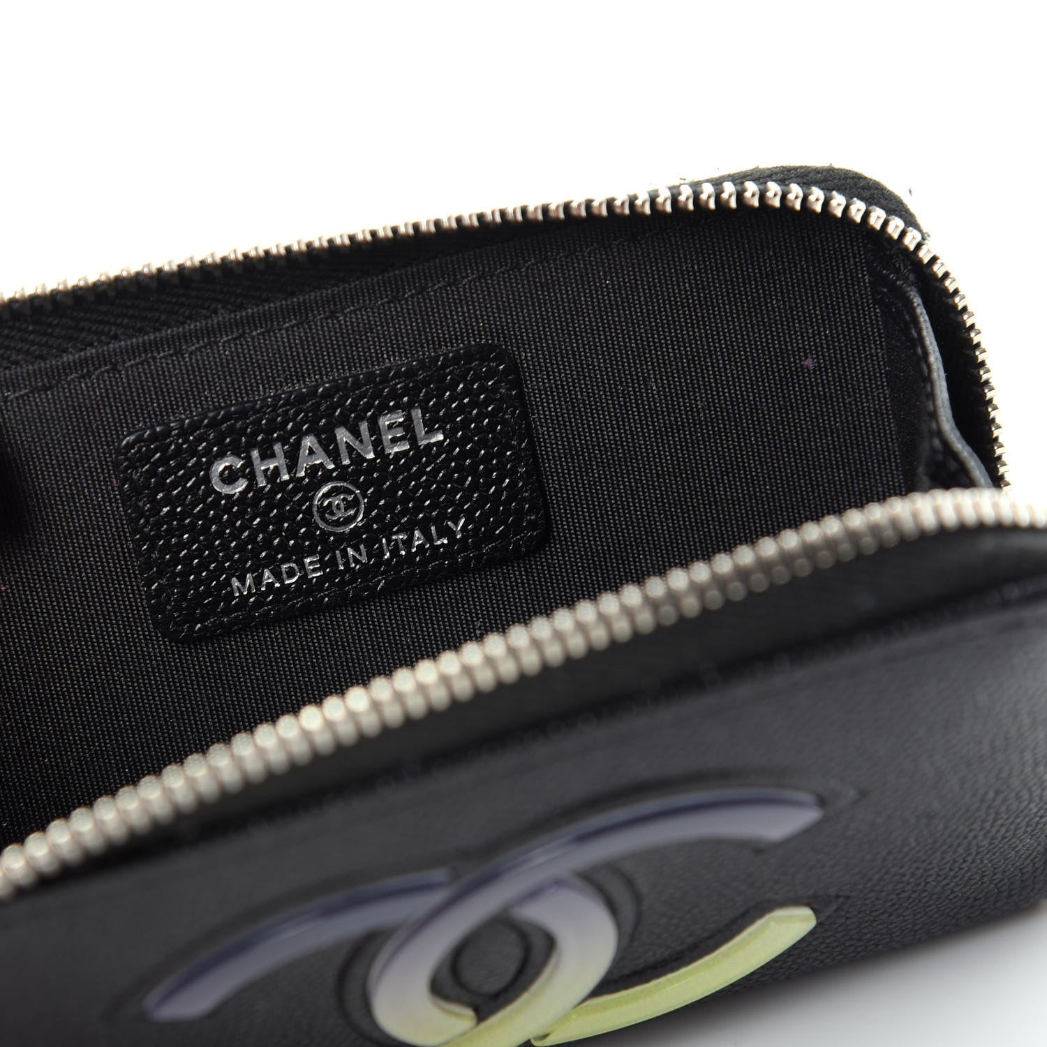 Chanel Caviar CC Key Holder Case Black 6 of 8