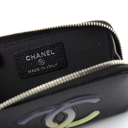 Chanel Caviar CC Key Holder Case Black 6 of 8