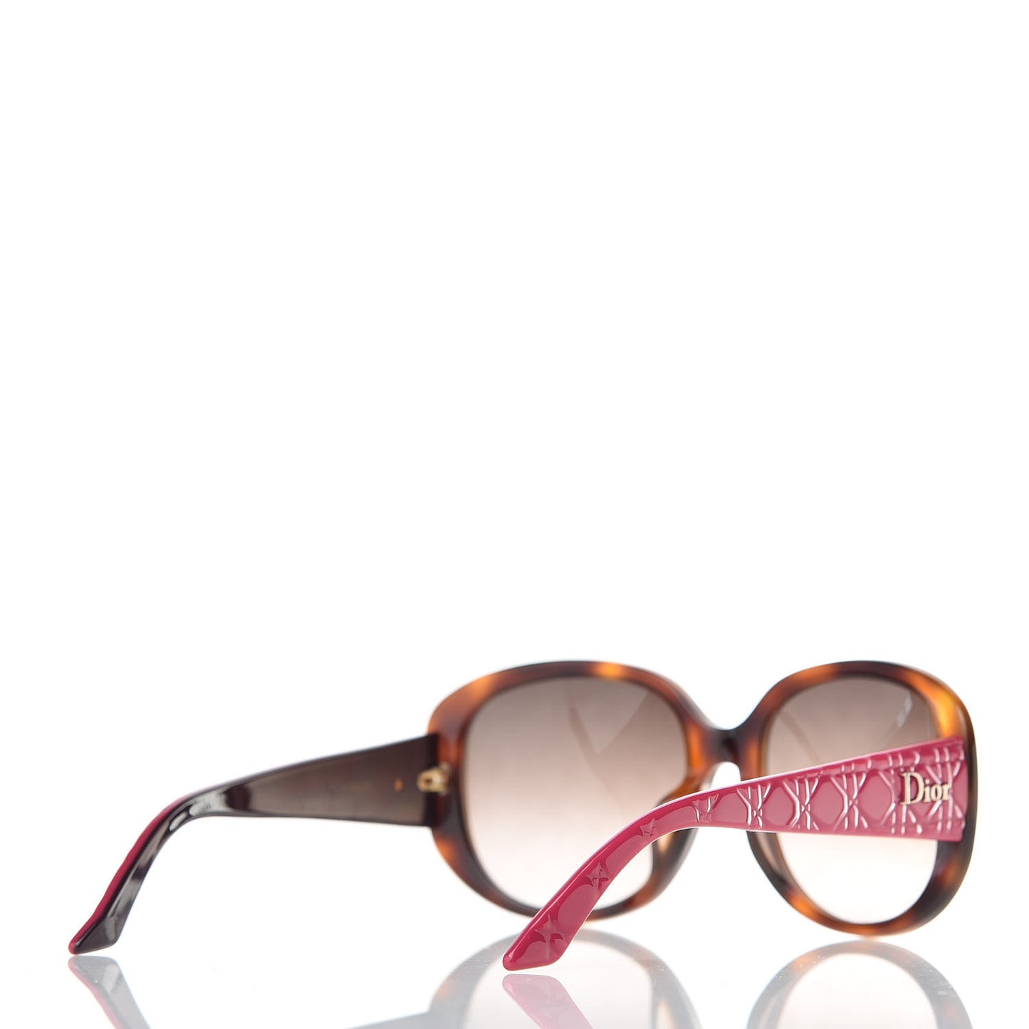 Resin Cannage Lady In Dior 1 Sunglasses Havana Pink