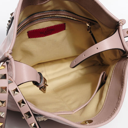 Valentino Garavani Vitello Rockstud Shopper Tote Poudre 5 of 8
