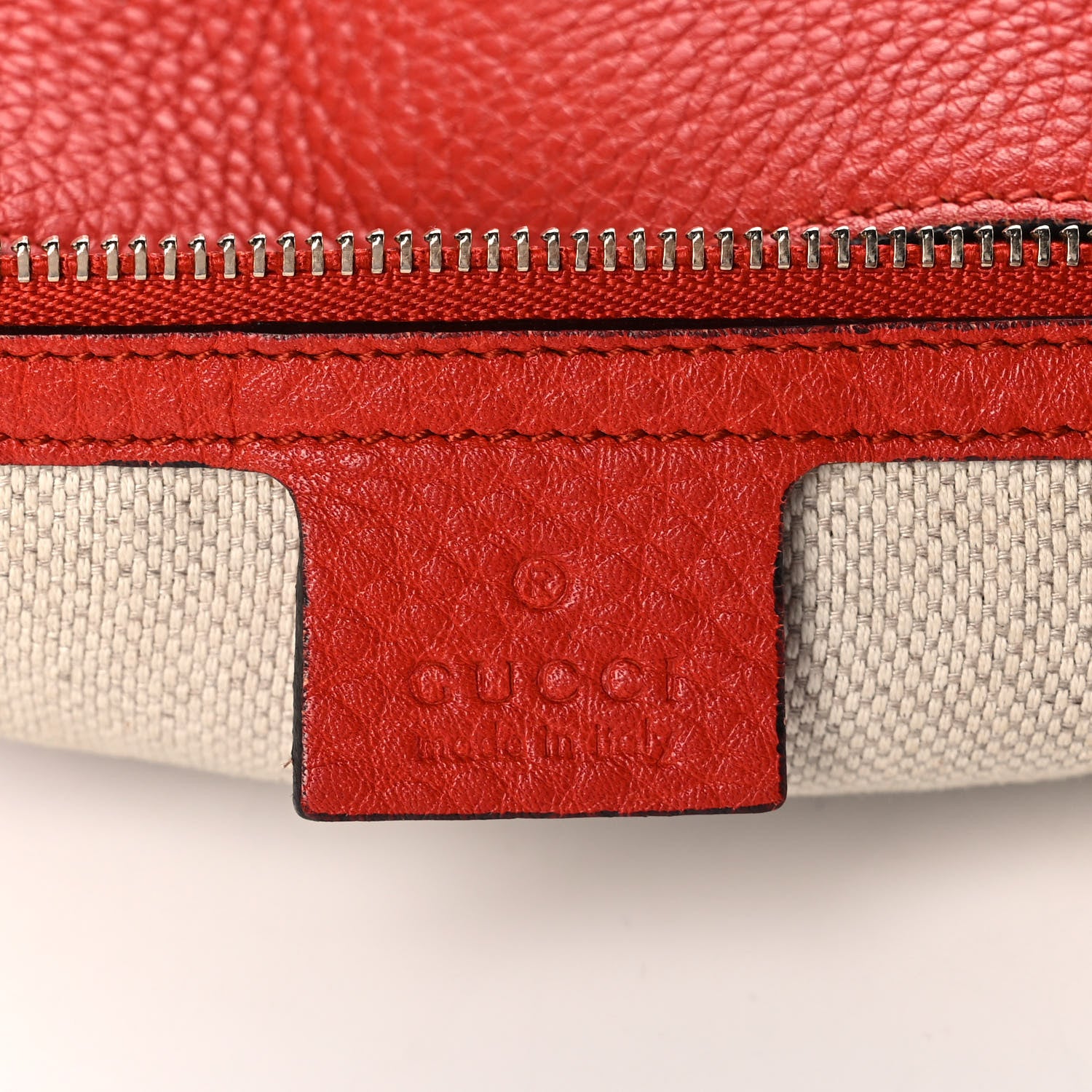 Gucci Pebbled Calfskin Medium Soho Chain Shoulder Bag Tabasco Red 6 of 11