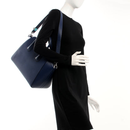 Givenchy Sugar Goatskin Medium Antigona Deep Blue 2 of 10
