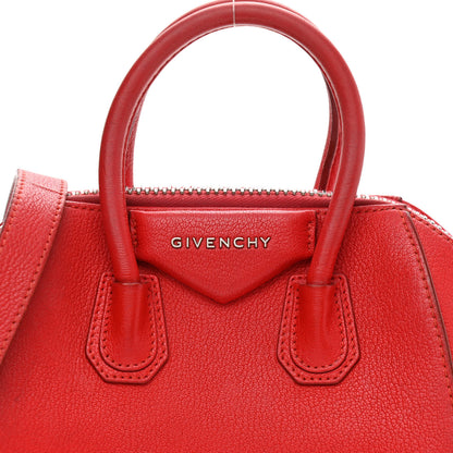 Givenchy Sugar Goatskin Mini Antigona Red 8 of 17