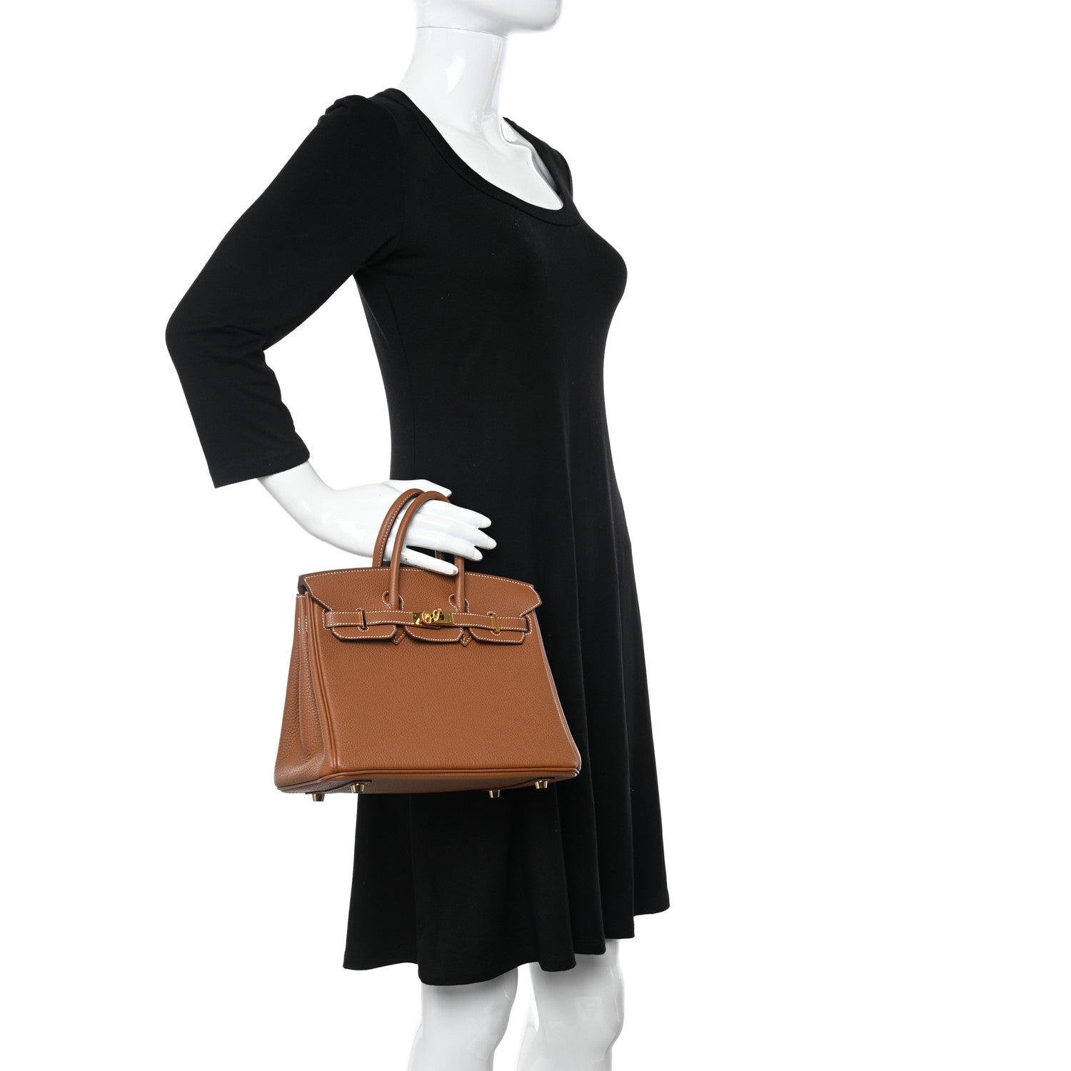 Hermes Togo Birkin 25 Gold 2 of 11