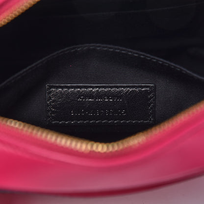 Saint Laurent Calfskin Matelasse Monogram Lou Belt Bag Bright Pink 9 of 10