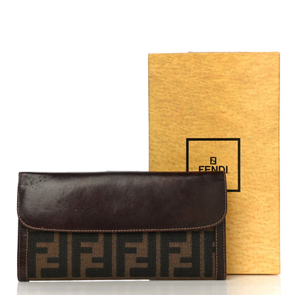 Fendi Zucca Continental Wallet Tobacco 28 of 28