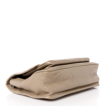 Saint Laurent Crinkled Calfskin Matelasse Monogram Baby Niki Chain Satchel Light Taupe 4 of 11