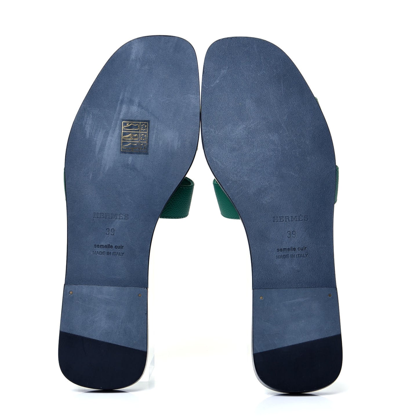 Epsom Oran Sandals 39 Vert Emeraude