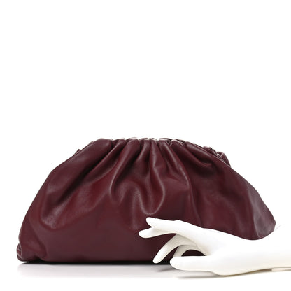 Bottega Veneta Smooth Butter Calf The Pouch Oversized Clutch Bordeaux 2 of 10