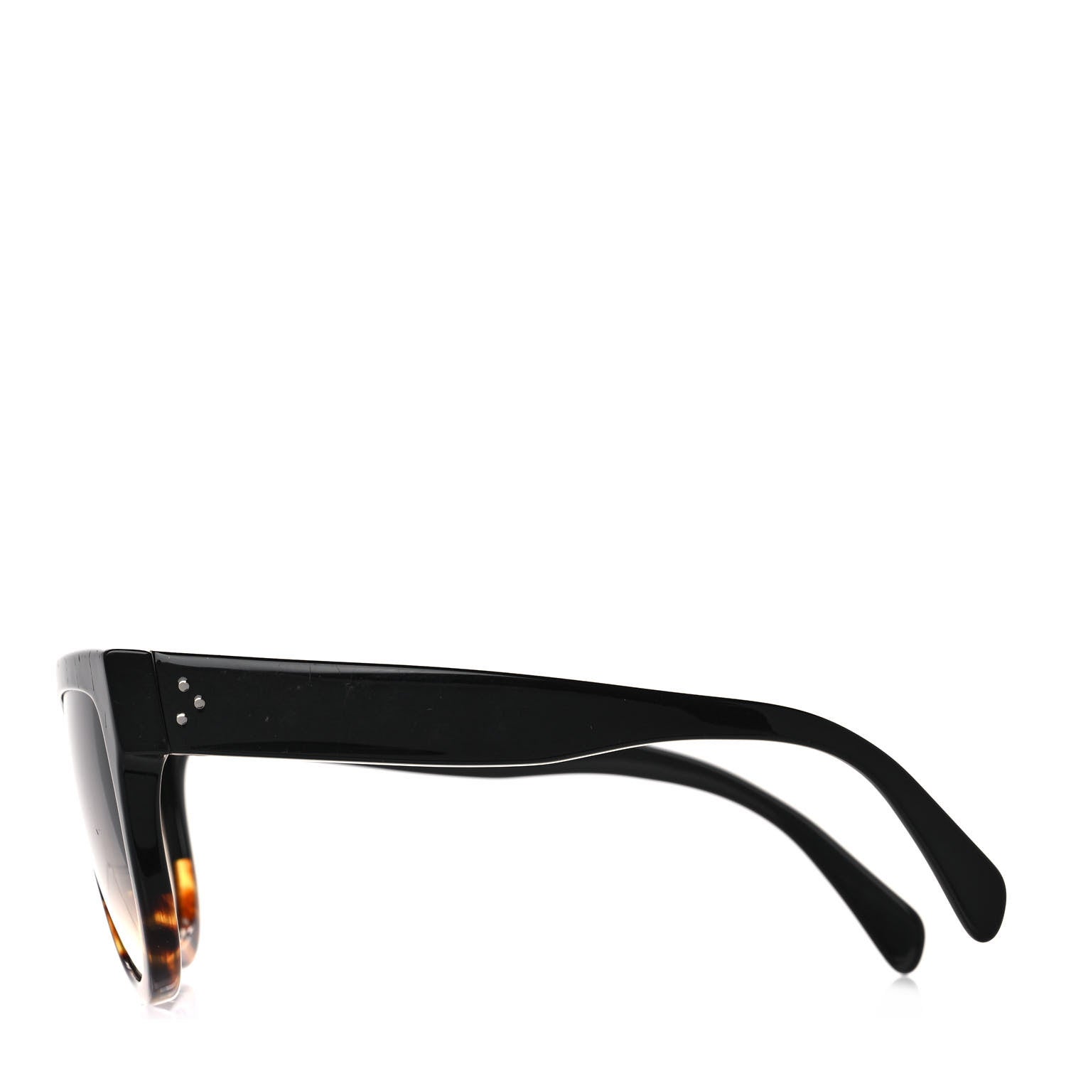 Celine Shadow Sunglasses CL 41026/S Black Havana 3 of 8