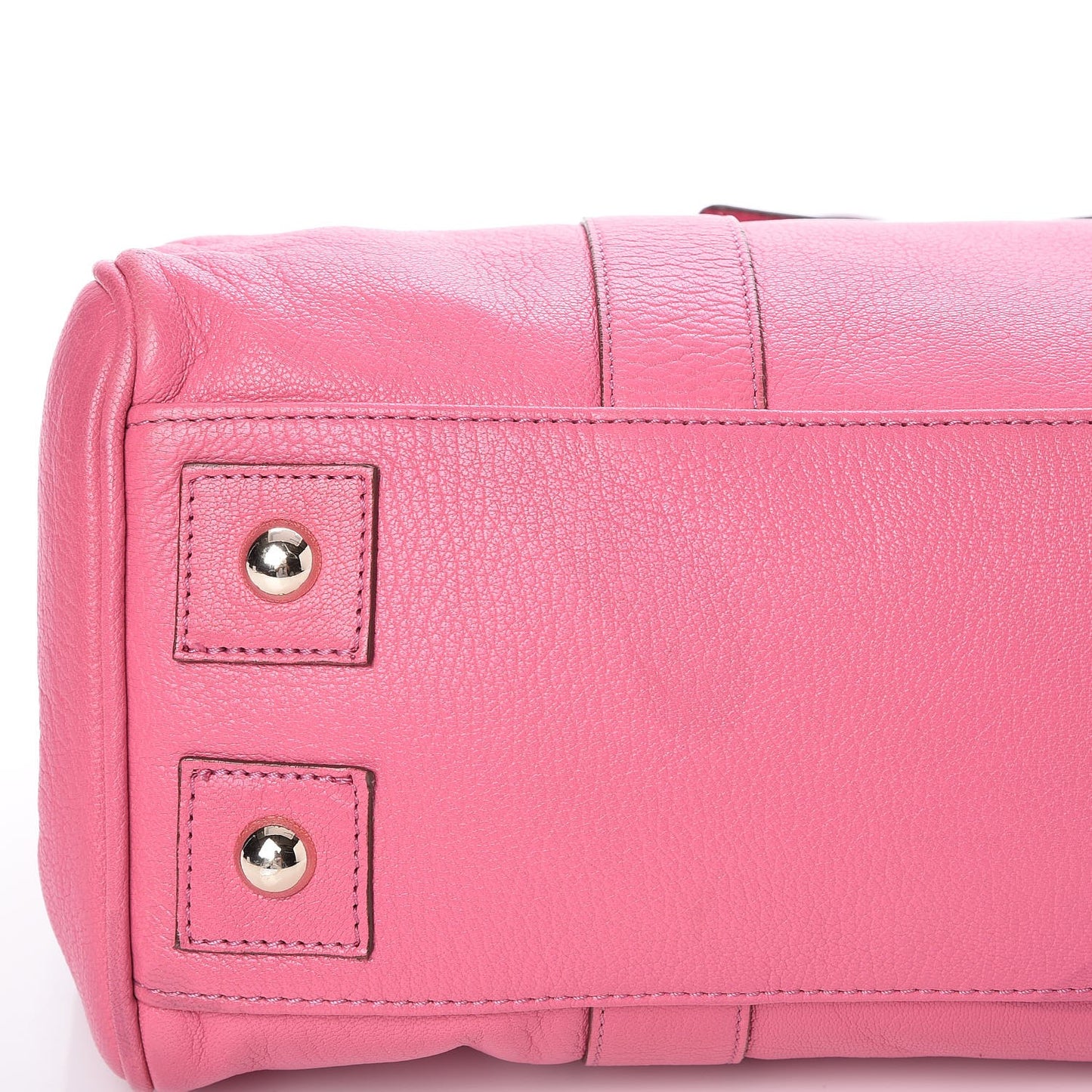 Glossy Goatskin Bayswater Raspberry