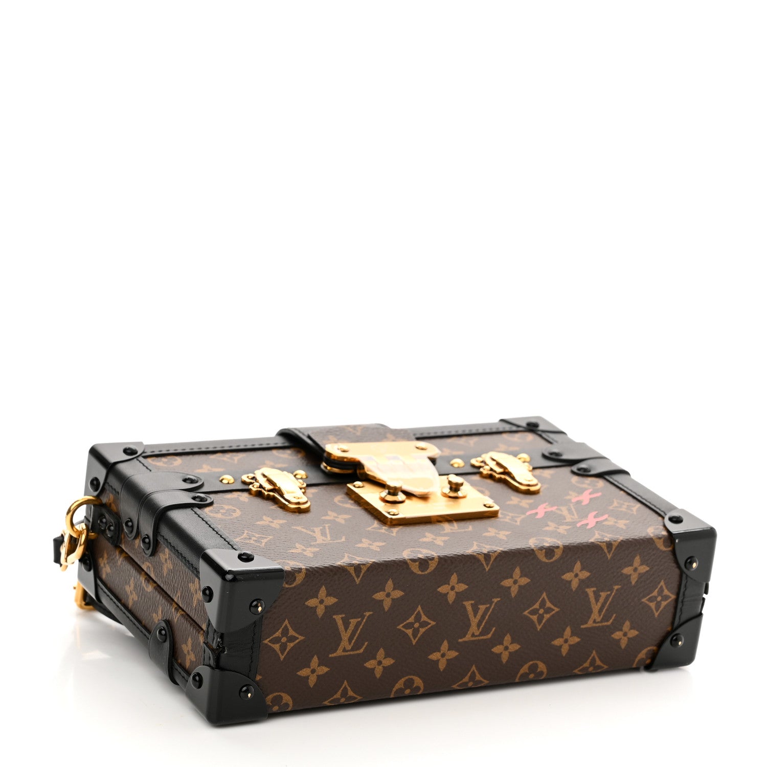 Louis Vuitton Monogram Petite Malle Black 4 of 10