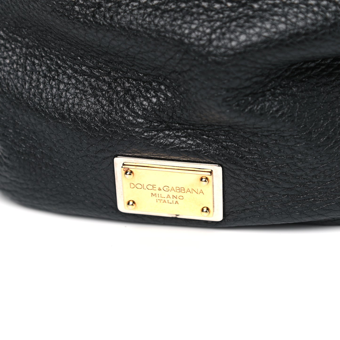 Grained Deerskin Large Miss Sicily Satchel Black