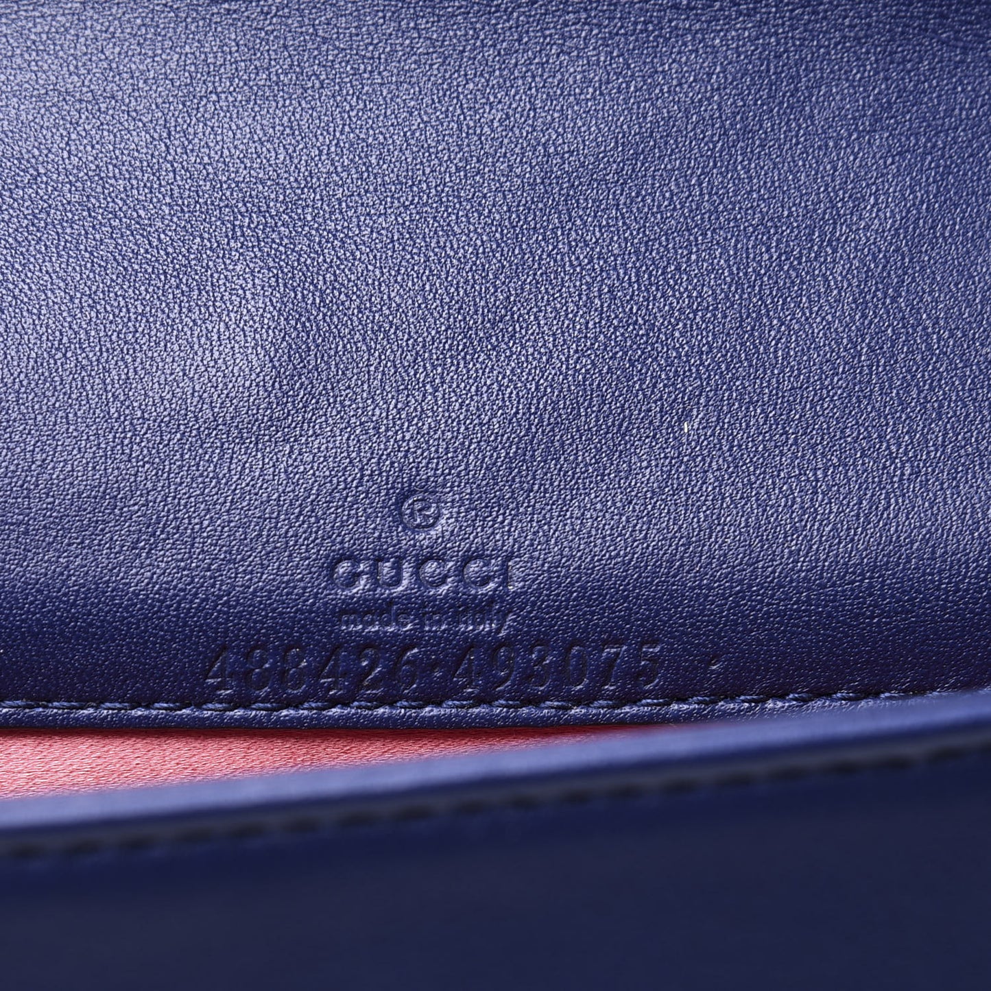 Velvet Matelasse GG Marmont Mini Bag Cobalt Blue