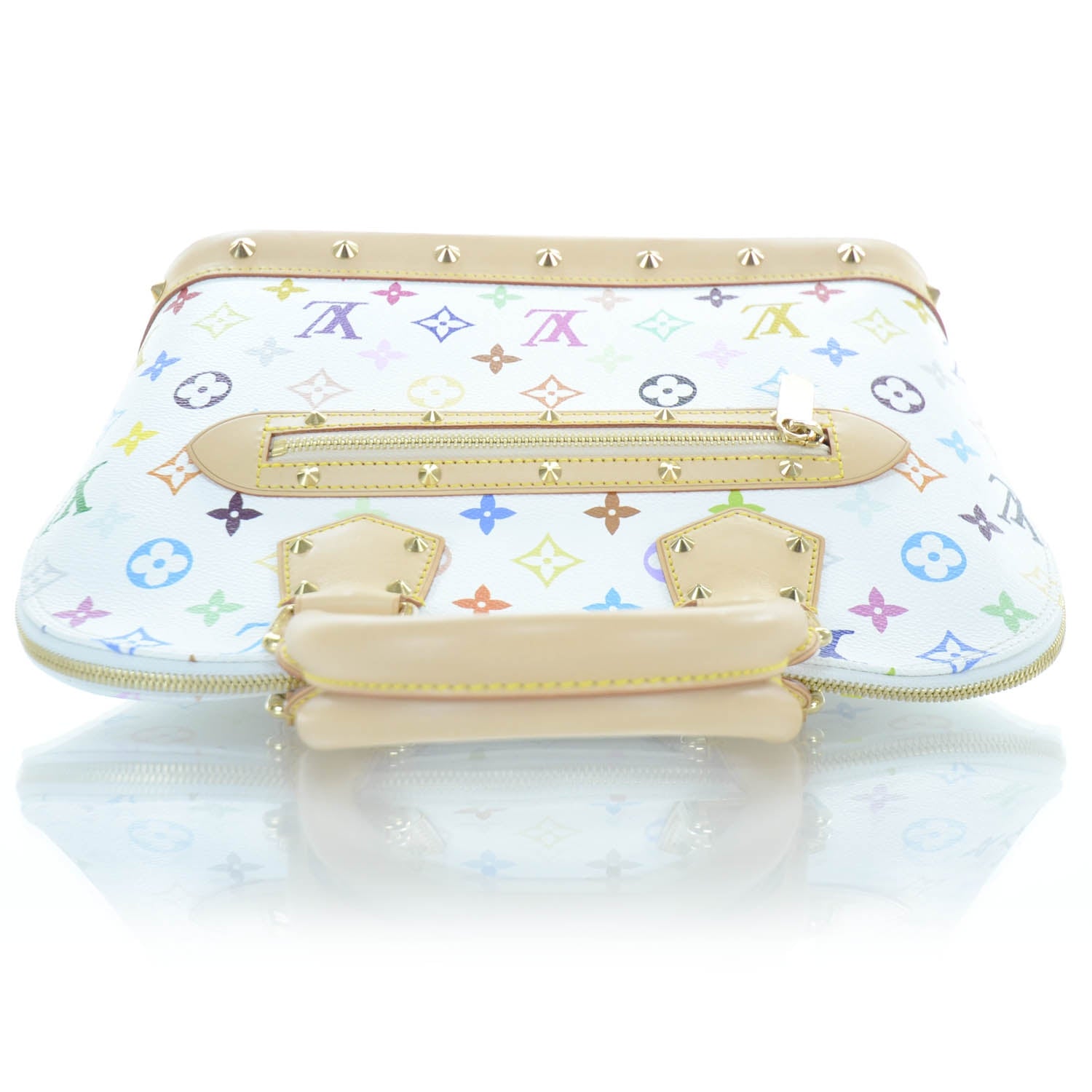 Louis Vuitton Monogram Multicolor Alma White 4 of 11