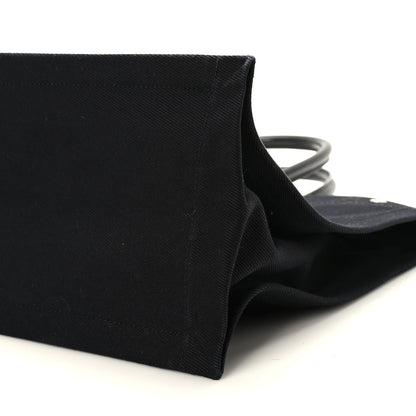 Saint Laurent Linen Calfskin Rive Gauche Tote Black 8 of 9