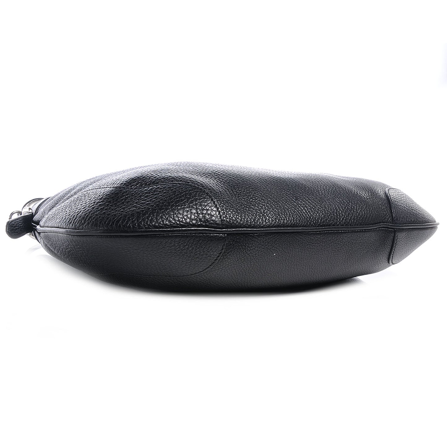 Vitello Daino Braided Hobo Nero Black