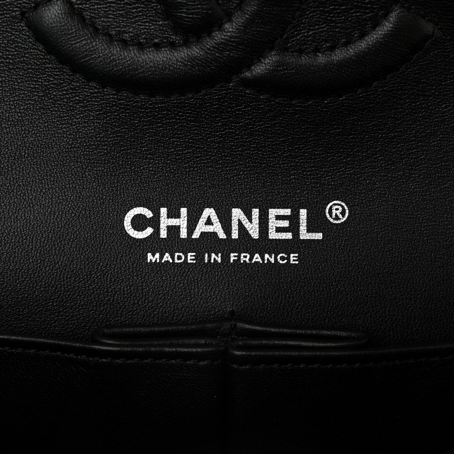 Lambskin Quilted Medium Double Flap So Black