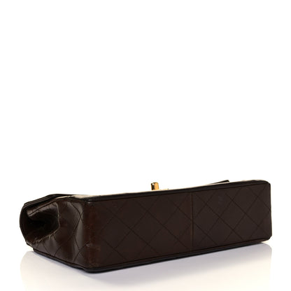 Chanel Lambskin Quilted Small Single Flap Brown 3 of 11