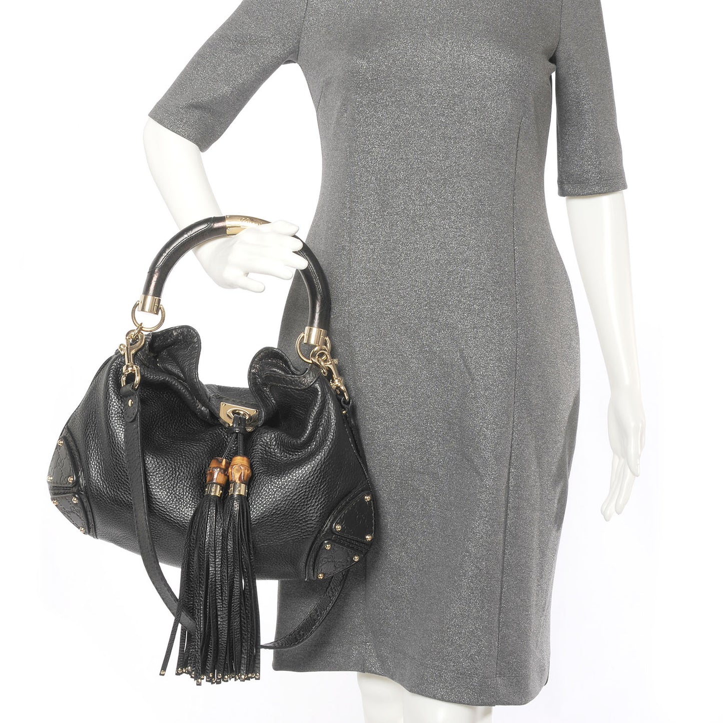 Leather Small Indy Black