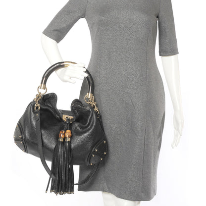 Gucci Leather Small Indy Black 2 of 7