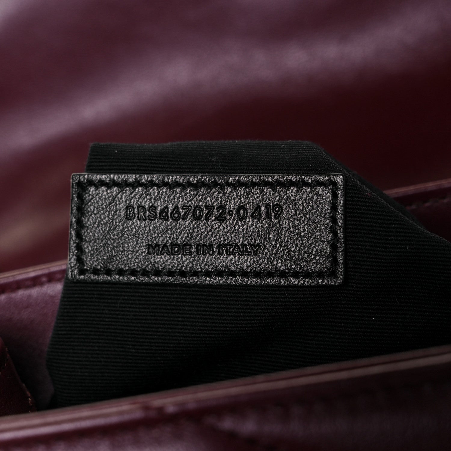Saint Laurent Calfskin Y Quilted Monogram Toy Loulou Monogram Crossbody Bag Rouge Legion 6 of 9