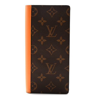 Louis Vuitton Monogram Macassar Brazza Wallet Safran 1 of 7
