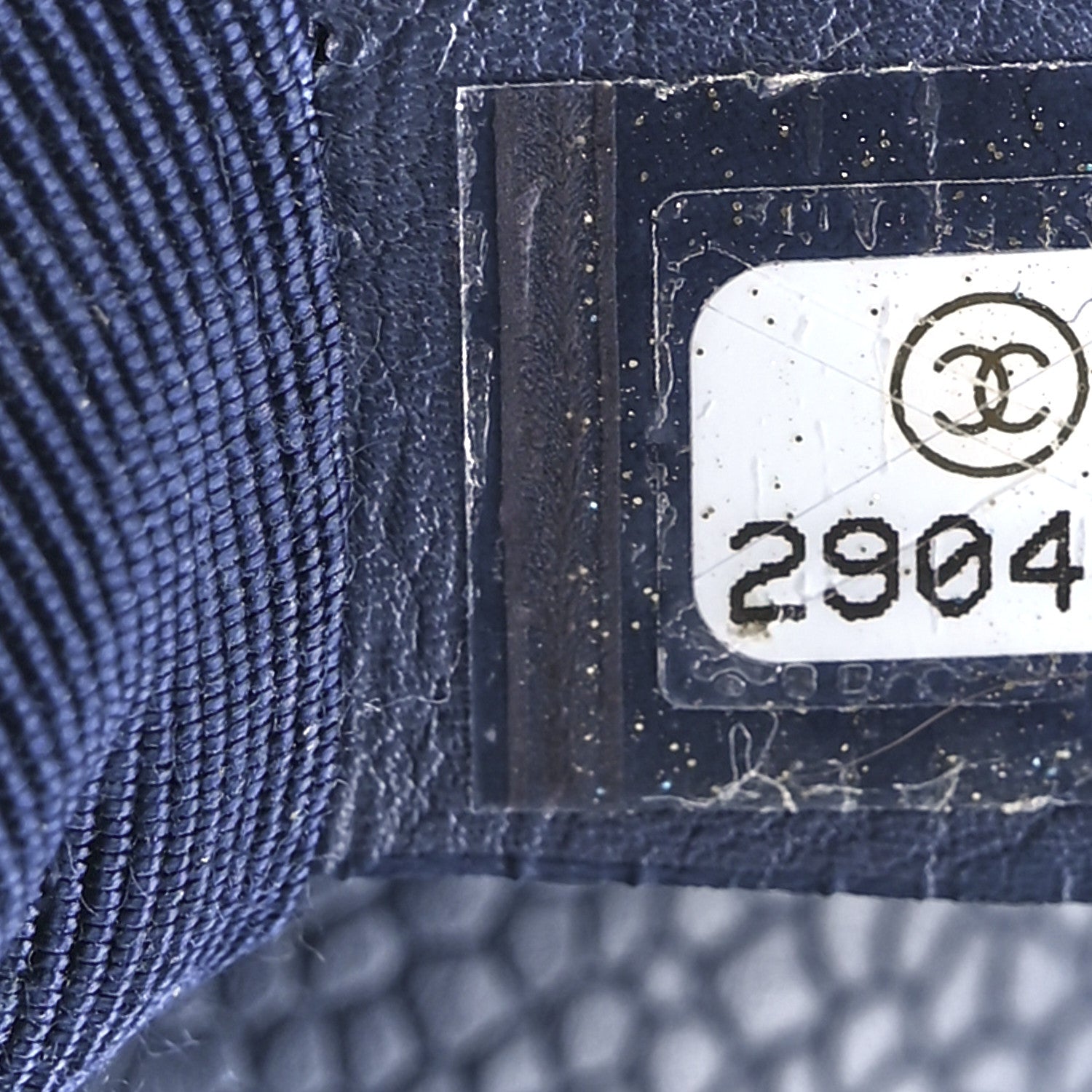 Chanel Caviar Quilted New Medium Boy Flap Dark Navy Blue 6 of 11