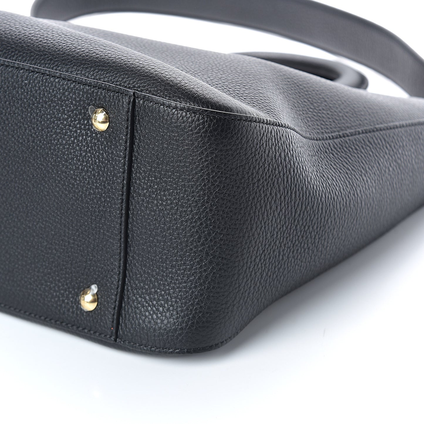Cuoio Romano Selleria Medium FF Tote Black