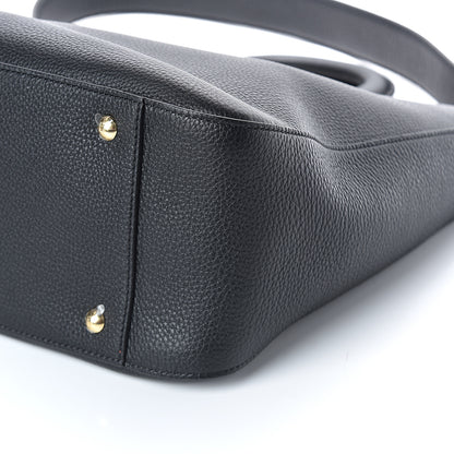 Fendi Cuoio Romano Selleria Medium FF Tote Black 8 of 8