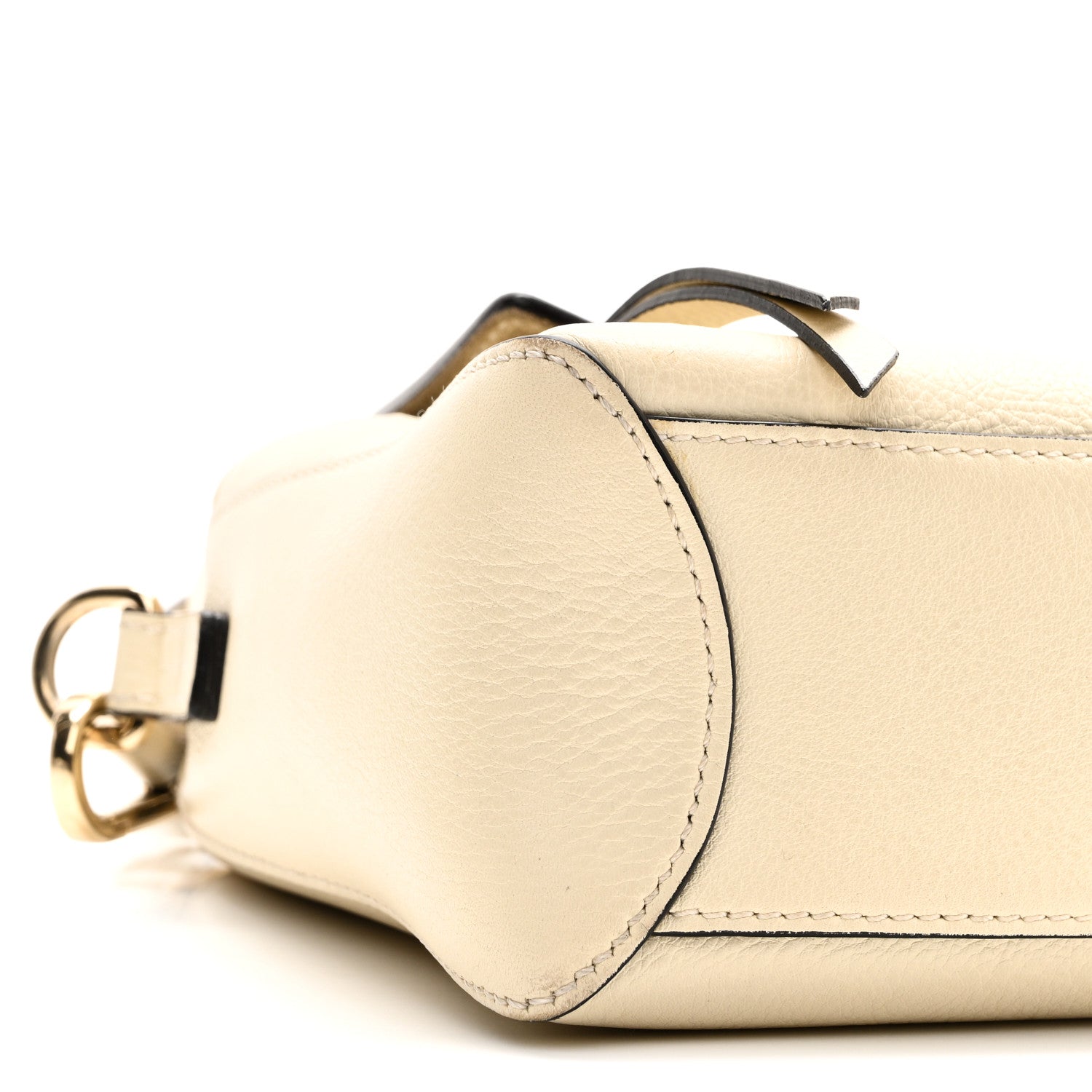Chloe Calfskin Mini Faye Day Shoulder Bag Off White 1780358