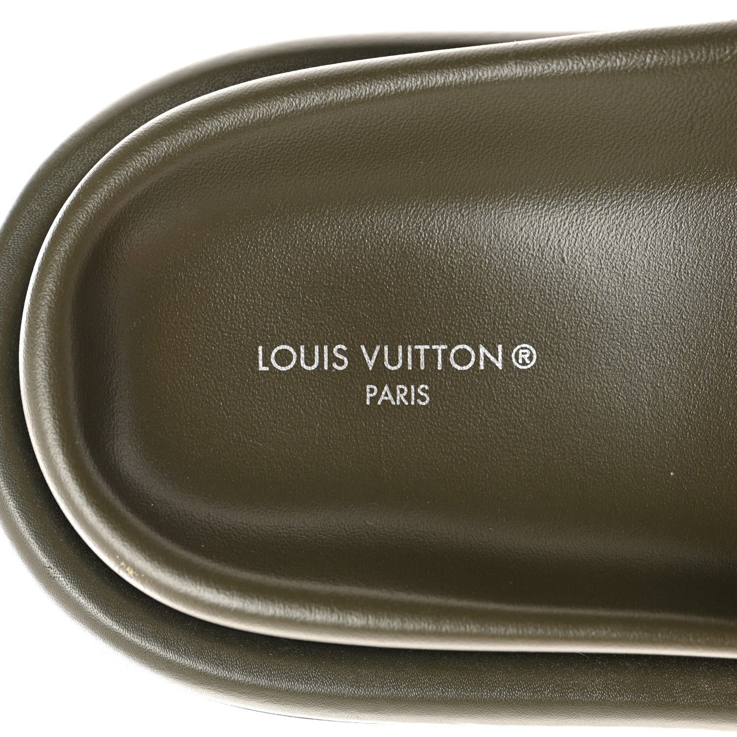 Louis Vuitton Technical Fabric Embossed Monogram Pool Pillow Comfort Mules 40 Khaki 7 of 10
