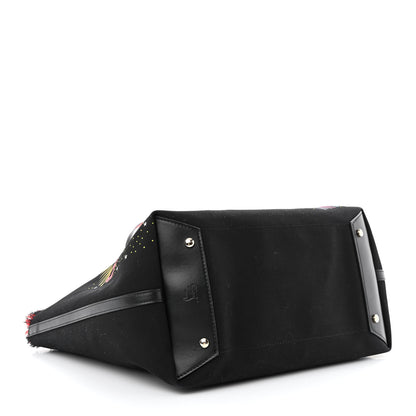 Christian Louboutin Canvas Frangibus Starlight Tote Black 4 of 10