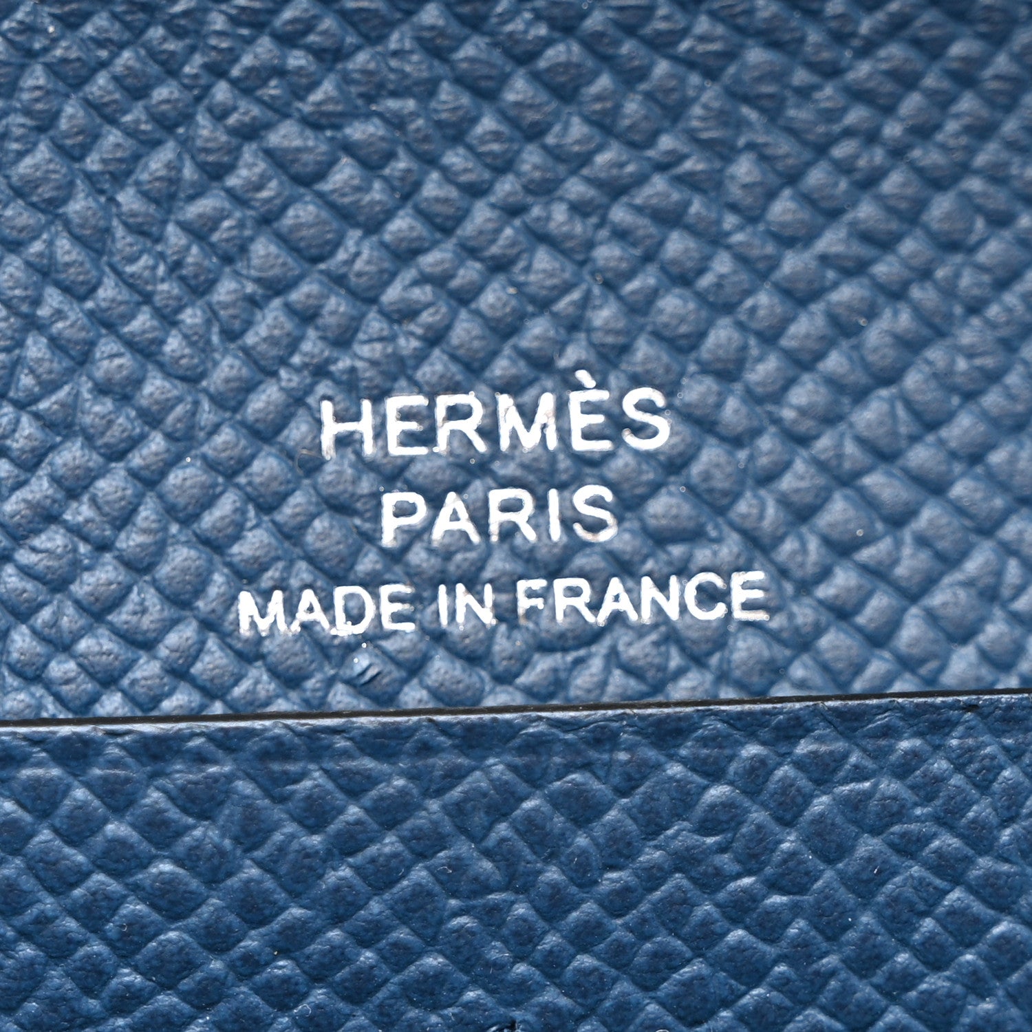 Hermes Epsom Maillon Wallet To Go Deep Bleu 6 of 11