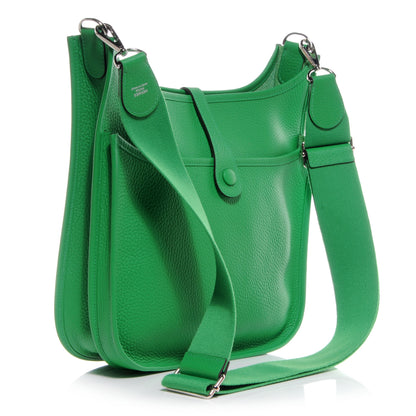 Hermes Taurillon Clemence Evelyne III PM Bambou 3 of 8