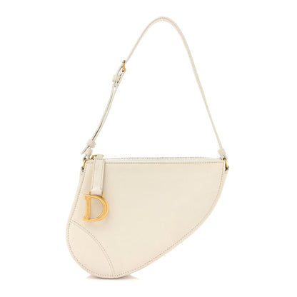 Christian Dior Goatskin Saddle Rodeo Pouch Latte 1 of 14