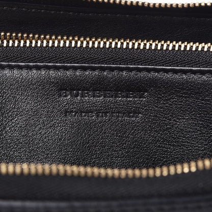 Burberry Calfskin House Check Elmore Zip Around Wallet Black 6 of 11