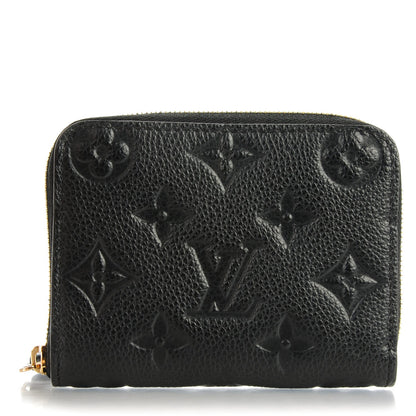 Louis Vuitton Empreinte Zippy Coin Purse Black 1 of 7