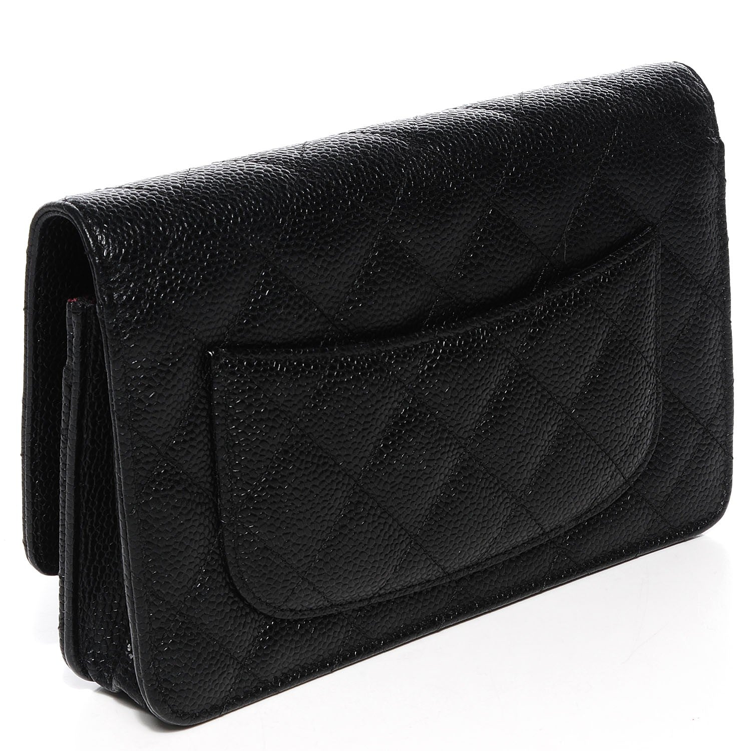 Chanel Caviar Quilted Wallet On Chain WOC Black 3 of 9