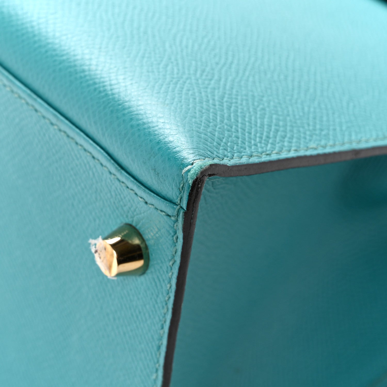 Hermes Epsom Horseshoe Kelly Sellier 28 Vert Verone 11 of 15