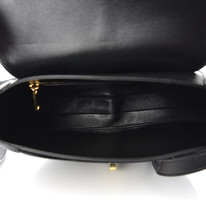 Celine Grained Calfskin Medium Besace 16 Black 7 of 10