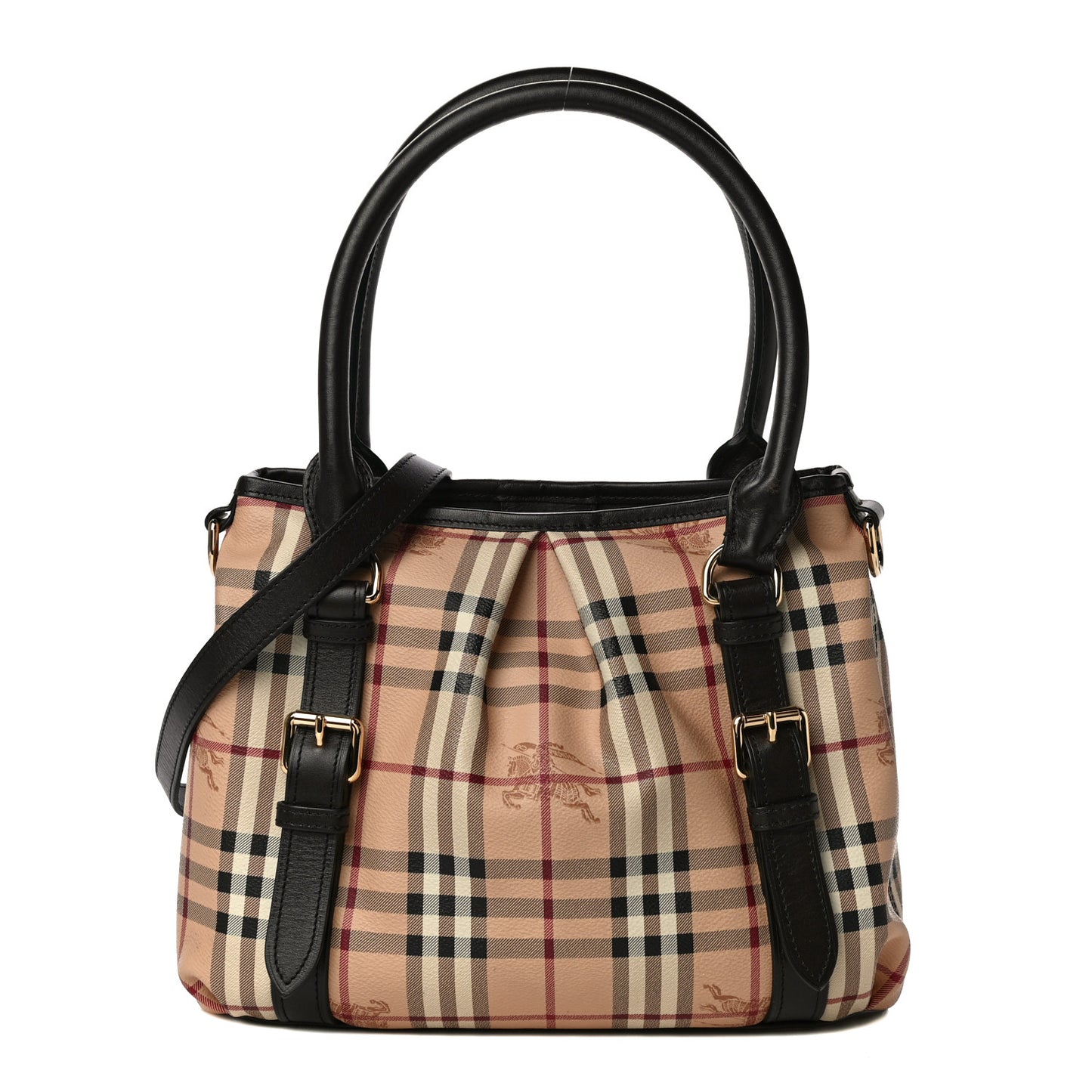 Haymarket Check Small Northfield Tote Chocolate