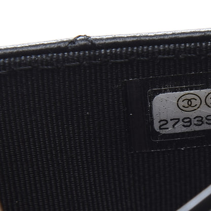 Chanel Lambskin Quilted Flap Card Holder Black 8 of 11