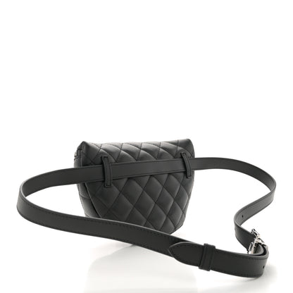 Chanel Calfskin Quilted Waist Belt Bag Black 3 of 10