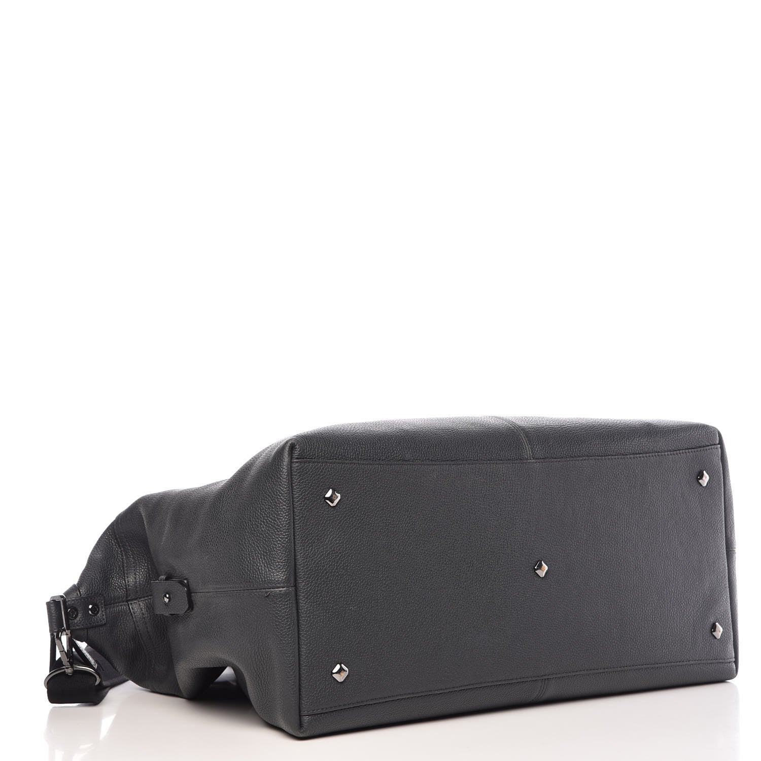 MCM Calfskin Weekender Bag Phantom Grey 4 of 19