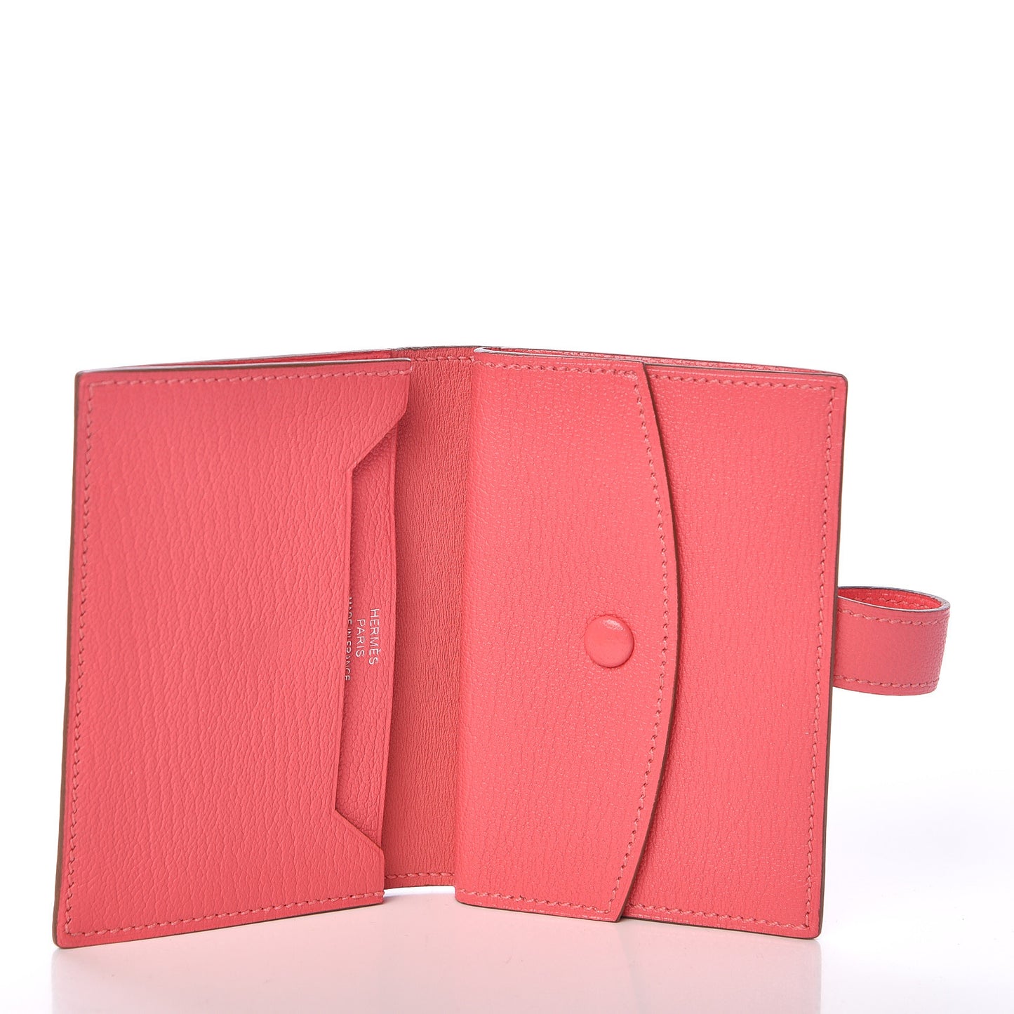 Chevre Mysore Mini Bearn Wallet Rose Lipstick