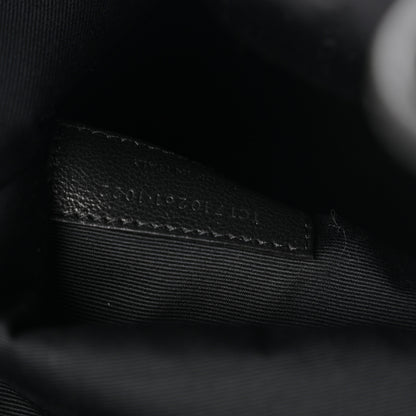Saint Laurent Wool Calfskin Rive Gauche Bucket Bag Black Gold 8 of 11