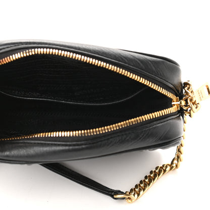 Prada Nappa Gaufre Camera Bag Black 8 of 11