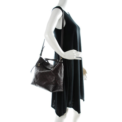 Gucci Guccissima Medium Bree Foldover Tote Chocolate 2 of 7