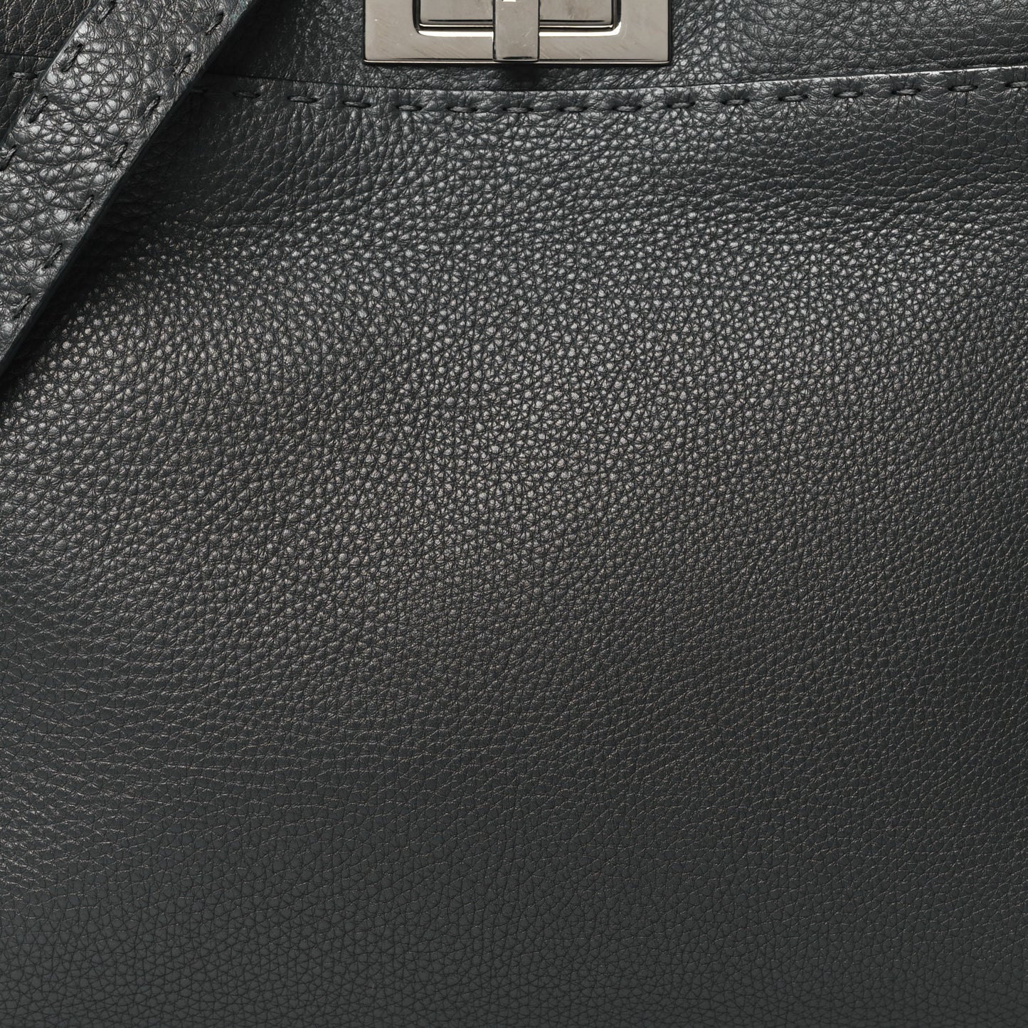 Cuoio Romano Selleria Bi-Color Medium Peekaboo Iconic Satchel Asfalto Latte